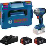 Bosch Akku-Schlagschrauber GDS 18V-350 Professional, 18Volt blau, 2x Li-Ion Akku 4,0Ah, in L-BOXX