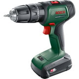 Bosch Heimwerken & Garten Akku-Schlagbohrschrauber UniversalImpact 18V, Set grün/schwarz, 2x Li-Ionen Akku 1,5Ah, 241-teiliges Set