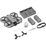 DJI Neo 2 Fly More Combo, Drohne grau, 12 Megapixel, 2-Achsen-Gimbal, inkl. 3 Akkus und Ladegerät