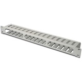 Digitus Kabelführungspanel mit abnehmbarer Blende für 483 mm (19")-Schränke grau, 1 HE