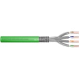 Digitus Professional Cat.8.2 S/FTP Verlegekabel simplex, Dca grün, 100 Meter Rolle