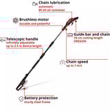EINHELL Professional Akku-Hochentaster GP-LC 18/20 Li T BL-Solo rot/schwarz, ohne Akku und Ladegerät