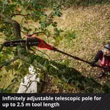 EINHELL Professional Akku-Hochentaster GP-LC 18/20 Li T BL-Solo, 18Volt rot/schwarz, ohne Akku und Ladegerät