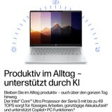 HP OmniBook 3 17-dg0053ngx, Notebook silber, Intel® Core™ Ultra 5 225U, Intel® Graphics, 12 GB DDR5, 512 GB (512 GB SSD), Windows 11 Pro