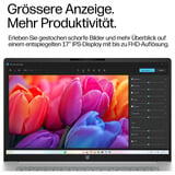 HP OmniBook 3 17-dg0053ngx, Notebook silber, Intel® Core™ Ultra 5 225U, Intel® Graphics, 12 GB DDR5, 512 GB (512 GB SSD), Windows 11 Pro