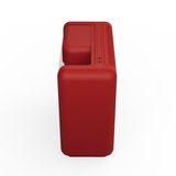 HYTE X50 , Tower-Gehäuse rot, Tempered Glass