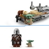 LEGO 75436 Star Wars Der Mandalorianer und Grogu auf ihrem Speeder Bike, Konstruktionsspielzeug 