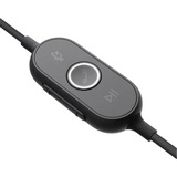Logitech Zone Wired MS Teams, Headset grau/schwarz, Microsoft Teams zertifiziert, USB-A/C