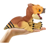Mattel Jurassic World: Die Wiedergeburt - Primal Protector Aquilops Dolores, Spielfigur 
