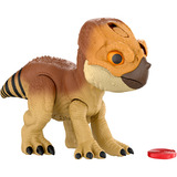 Mattel Jurassic World: Die Wiedergeburt - Primal Protector Aquilops Dolores, Spielfigur 