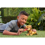 Mattel Jurassic World: Die Wiedergeburt - Primal Protector Aquilops Dolores, Spielfigur 