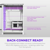 NZXT H6 RGB+ ( 2026 ) All White, Tower-Gehäuse weiß, Tempered Glass x 2