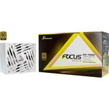 Seasonic FOCUS GX-1000 1000W ATX3.1 White Edition, PC-Netzteil weiß, 1x 12-Pin High Power GPU, 3x PCIe, Kabel-Management, 1000 Watt