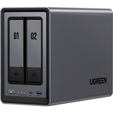 UGREEN DXP2800 + 2x 6 TB Seagate IronWolf HDD Bundle, NAS 
