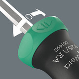 Wera Kraftform Kompakt 27 RA 1, Bit-Satz schwarz/grün, 6-teilig, 1/4", mit Ratschenfunktion