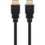 goobay Ultra High-Speed HDMI Kabel mit Ethernet, HDMI 2.1 schwarz, 1,5 Meter
