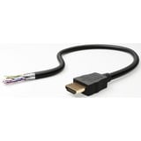 goobay Ultra High-Speed HDMI Kabel mit Ethernet, HDMI 2.1 schwarz, 1,5 Meter