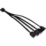 Alphacool Y-Kabelsplitter aRGB 3-Pin auf 4x 3-Pin, 15cm schwarz, inkl. Steckverbinder