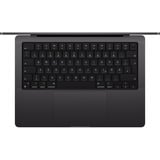 Apple MacBook Pro (14") 2024 CTO, Notebook schwarz, 24 GB, 512 GB (512 GB SSD), M4 Pro, MacOS, Amerikanisch