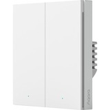 Aqara Smart Wall Switch H1 - zwei Wippen mit Neutralleiter, Taster weiß