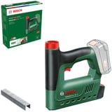Bosch UniversalTacker 18V-14, 18Volt, Elektrotacker grün/schwarz, ohne Akku und Ladegerät, POWER FOR ALL ALLIANCE