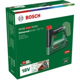 Bosch UniversalTacker 18V-14, 18Volt, Elektrotacker grün/schwarz, ohne Akku und Ladegerät, POWER FOR ALL ALLIANCE