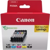 Canon Tinte Multipack PGI-580PGBK/CLI-581 Blister-Verpackung mit Sicherheitsband