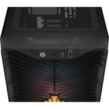 Corsair 3200D RS ARGB Smoke, Tower-Gehäuse dunkelgrau, Tempered Glass 