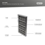 Digitus Feinmechaniker Schraubendreher Set, Bit-Satz grau, 57-teilig