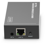 Digitus HDMI IP Extender Receiver DS-55518, Full HD, HDMI Verlängerung schwarz, Empfängereinheit für DS-55517