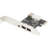 Digitus PCI Express Karte Firewire 1394a (3+1 Port), Schnittstellenkarte 