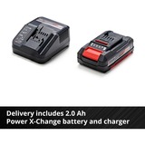EINHELL Akku-Heckenschere GE-CH 1846 Li Kit, 18Volt rot/schwarz, Li-Ionen Akku 2,0Ah