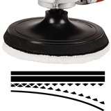 EINHELL Poliermaschine und Schleifmaschine CC-PO 1100/150 E rot/schwarz, 1.100 Watt, Schleifscheibe Ø 150mm