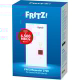 FRITZ! Repeater 2700 weiß/grau, Wi-Fi 7 mit bis zu 6,5 GBit/s