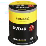 Intenso DVD+R 4,7 GB, DVD-Rohlinge 16fach, 100 Stück