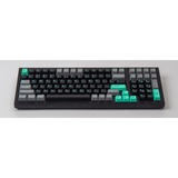 Keychron Cherry Profile Double-Shot PBT Full Keycap-Set - Hacker Mint, Tastenkappe grau/mint, 219 Stück, ANSI & UK ISO Layout