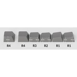 Keychron Cherry Profile Double-Shot PBT Full Keycap-Set - Hacker Mint, Tastenkappe grau/mint, 219 Stück, ANSI & UK ISO Layout