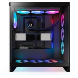 NZXT H7 Flow RGB ( 2024 )  , Tower-Gehäuse schwarz, Tempered Glass