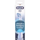  Oral-B iO Ultimative Reinigung 2er, Aufsteckbürste weiß, Überlegene Plaque-Entfernung