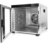 Rommelsbacher Dörrautomat DA 1050 edelstahl/schwarz, 1.100 Watt, Dörrfläche 39,4cm x 38cm pro Ebene
