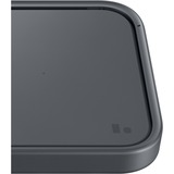 Samsung Wireless Charger Pad mit Schnellladeadapter EP-P2400T, Ladegerät dunkelgrau