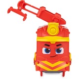 Spin Master Mighty Express Motorisierter Zug Frachter Nick mit Güterwaggon, Spielfahrzeug rot/gelb
