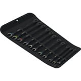 Wera 6000 Joker Black Edition 11 Set 1, 11-teilig, Schraubenschlüssel schwarz, Ringratschenschlüssel mit Haltefunktion