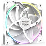 be quiet! Light Wings White 140mm PWM high-speed Triple Pack, Gehäuselüfter weiß, 3er Pack, inkl. ARGB-Hub, 140 mm