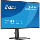 iiyama ProLite XB2796HSC-B1, LED-Monitor 68.6 cm (27 Zoll), schwarz (matt), FullHD, IPS, HDMI, DP, USB-C, USB-Hub, 144Hz Panel