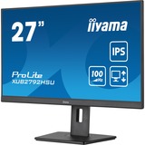 iiyama ProLite XUB2792HSU-B6, LED-Monitor 69 cm (27 Zoll), schwarz (matt), FullHD, IPS, AMD Free-Sync, 100Hz Panel