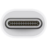 Apple Thunderbolt Adapter, USB-C Stecker > Thunderbolt Buchse weiß