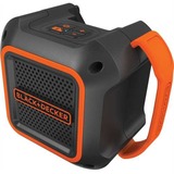 BLACK+DECKER 18 V Bluetooth-Lautsprecher schwarz/orange, Bluetooth, Klinke