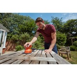 BLACK+DECKER Exzenterschleifer BEW210-QS orange/schwarz, 230 Watt