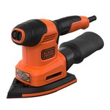 BLACK+DECKER Multischleifer 4in1 BEW200K-QS, Deltaschleifer orange/schwarz, 200 Watt